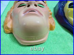 Lot Of 2 VTG Masks Masters Of The Universe He-Man / Skeletor Ben Cooper