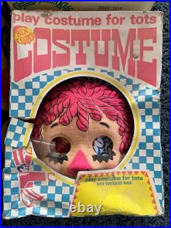 Lot Of 6 Vintage Ben Cooper Costume + Masks (60's, 70's, 80's)