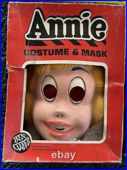 Lot Of 6 Vintage Ben Cooper Costume + Masks (60's, 70's, 80's)