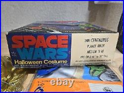 Lot Space Wars Centaurus & Andromeda Sealed Costume With Mask Box Medium 1970s VTG