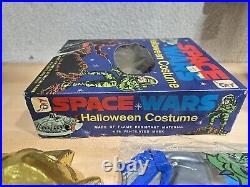 Lot Space Wars Centaurus & Andromeda Sealed Costume With Mask Box Medium 1970s VTG