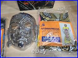 Lot Space Wars Centaurus & Andromeda Sealed Costume With Mask Box Medium 1970s VTG