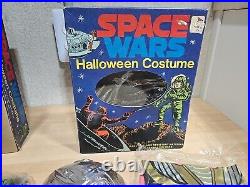 Lot Space Wars Centaurus & Andromeda Sealed Costume With Mask Box Medium 1970s VTG