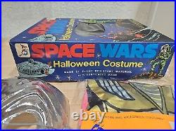 Lot Space Wars Centaurus & Andromeda Sealed Costume With Mask Box Medium 1970s VTG