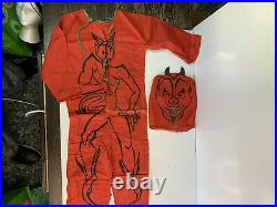 Lot of 2 Vintage 1950 Collegeville Costumes Childs Halloween Costumes