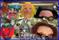 Lot of 6 vintage Ben Cooper halloween masks /vintage halloween rare