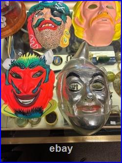 Lot of 6 vintage Ben Cooper halloween masks /vintage halloween rare