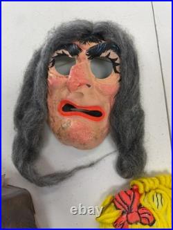Lot of 7 vintage Ben cooper halloween masks / rare vintage halloween