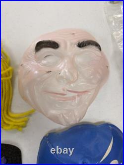Lot of 7 vintage Ben cooper halloween masks / rare vintage halloween