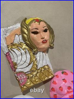 Lot of Vintage 80s BEN COOPER HALLOWEEN COSTUME & MASKS Spiderman Strawberry SC