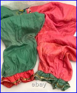 Lot of Vintage/Antique Costumes Halloween. Clowns with Caps. More