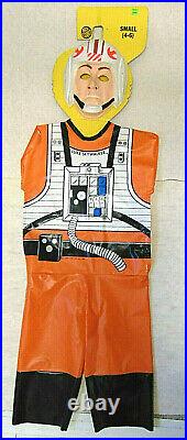 Luke Skywalker Halloween Costume Ben Cooper 1980 LFL Star Wars Small (4-6)