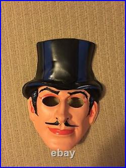 MANDRAKE THE MAGICIAN / Collegeville / Halloween Mask + Cape + Box