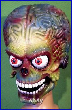 MARS ATTACKS! Latex Mask MARTIAN SOLDIER Life Size 11 PROP Alien UFO Halloween