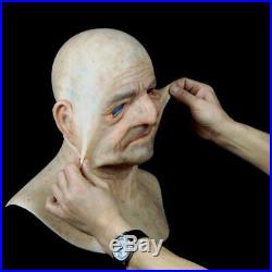 Makeup mask realistic old people soft Silicone Mask actor's Mask of Camoufl