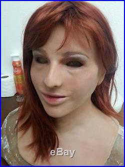 Male sized female silicone mask