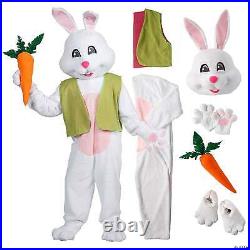 Men's Easter Bunny Costume With Vest & Carrot Men's Easter Bunny Costume With Vest & Carrot