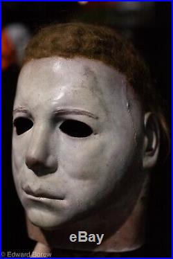 Michael Myers Mask Ken Hertlein Dick Warlock JC Halloween 2 replica #21 RARE