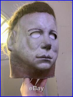 Michael Myers Mask Ken Hertlein Dick Warlock JC Halloween 2 replica #21 RARE