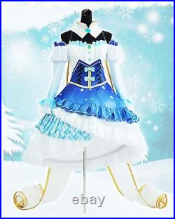 Milky time Snow Miku Hatsune Miku Cosplay Halloween Costume with Wig snow miku