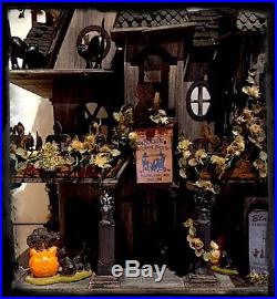 Miniature Haunted Gothic House Dollhouse 124 OOAK Black Cats Society