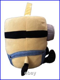 Minion Inflatable Adult Costume Stuart Disguise And Plush Treat Bucket