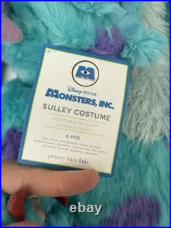 Monsters, Inc. Sulley Costume Pottery Barn Kids Size 4-6Y