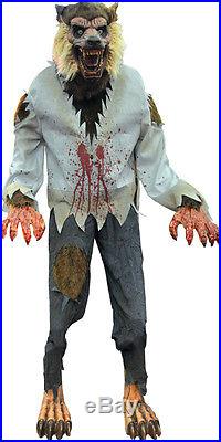 Morris Costumes Lurching Werewolf Animated Halloween Decorations & Props