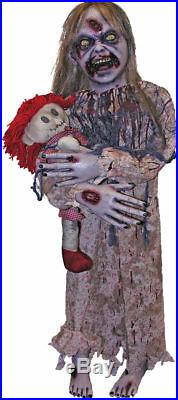 Morris Costumes New Start Scary Zombie Girl Small Decorations & Props. FM69348