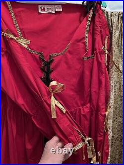Museum Replicas Limited Medieval Costume Dress S/M & Size 8 Shoes Set