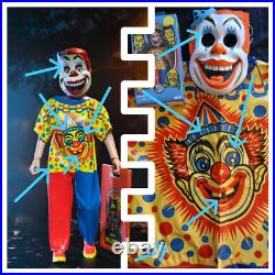NECA Ben Cooper CLOWN Figure Series 6 Halloween + 1973 original Costume & Mask NECA Ben Cooper CLOWN Figure Series 6 Halloween + 1973 original Costume & Mask