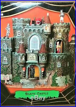 NEW MOST RARE, Black Castle #95826, Lemax Spooky Town Halloween Retired
