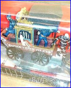 NEW VERY RARE Lemax Spookytown Police Wagon 23944, Halloween Table Accent
