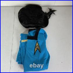 NEW VTG 70s 80s Star Trek Costume Sz S Paramount Pictures Cosplay Quality Wig