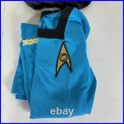 NEW VTG 70s 80s Star Trek Costume Sz S Paramount Pictures Cosplay Quality Wig