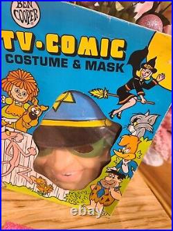 New! 1978 Ben Cooper Chips Tv-cosmic Costume & Mask