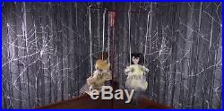 New 2017! Ghostly Go Round 3 Dolls Animated Swing Sound Halloween Prop See Video