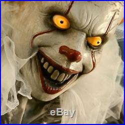 Nib 6 Ft Animated Lifesize Pennywise The Clown From It Halloween Prop Sold Out