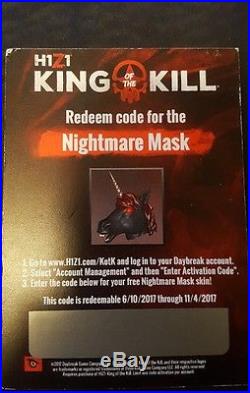 Nightmare Mask Code H1z1 (RTX 2017)
