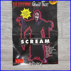 Nwt Vintage 1997 Scream Bleeding Ghost Face Costume 6 Pc Set Medium 12-14 RARE
