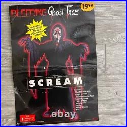 Nwt Vintage 1997 Scream Bleeding Ghostface Costume 6 Pc Set M 12-14 RARE hallowe