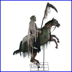 PRE-ORDER! Halloween 7 Ft REAPERS RIDE Haunted Horseman Animated Prop Life Size