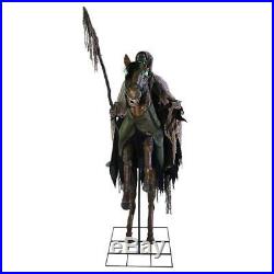 PRE-ORDER! Halloween 7 Ft REAPERS RIDE Haunted Horseman Animated Prop Life Size