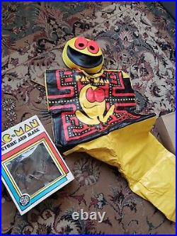 Pac-Man vtg 1982 atari halloween costume Ben Cooper no Collegeville dracula nes
