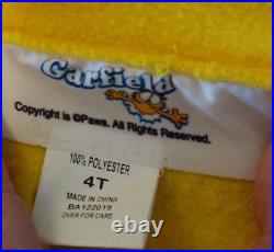 Plush Garfield Halloween Costume Size 4T