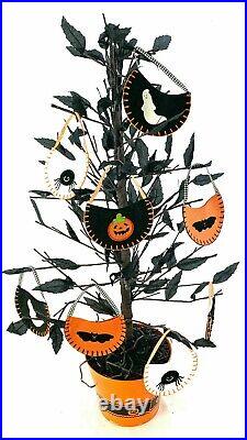 Pottery Barn Kids Black Halloween Treat Tree In Original Box