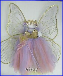 Pottery Barn Kids Butterfly Fairy Kids Halloween Costume 7-8 Yr Lavender #123
