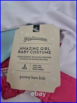 Pottery Barn Kids Pink Amazing Girl Halloween Costume 12-24 Months Infant #411