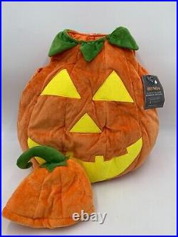 Pottery Barn Kids Puffy Pumpkin Glow in the Dark Halloween Costume 3T #607 Pottery Barn Kids Puffy Pumpkin Glow in the Dark Halloween Costume 3T #607