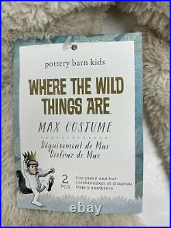 Pottery Barn Kids Where The Wild Things Are Max Halloween Costume 2T